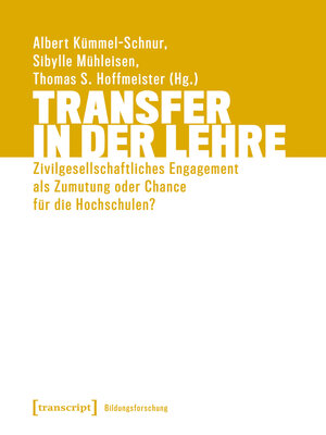 cover image of Transfer in der Lehre